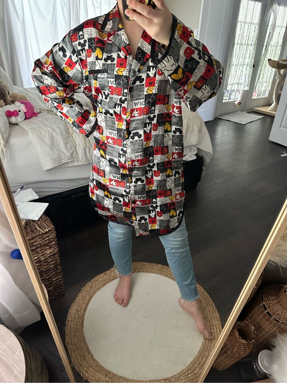 Disney Vintage Walt Disney World Button Up Blouse Size Small/Medium